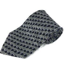 Barrington Mens Tie, Gray Silk